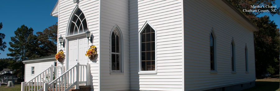 Martha's Chapel in Chatham County, North Carolina